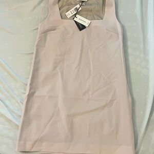 Aritzia Babaton Taupe Sleeveless Dress